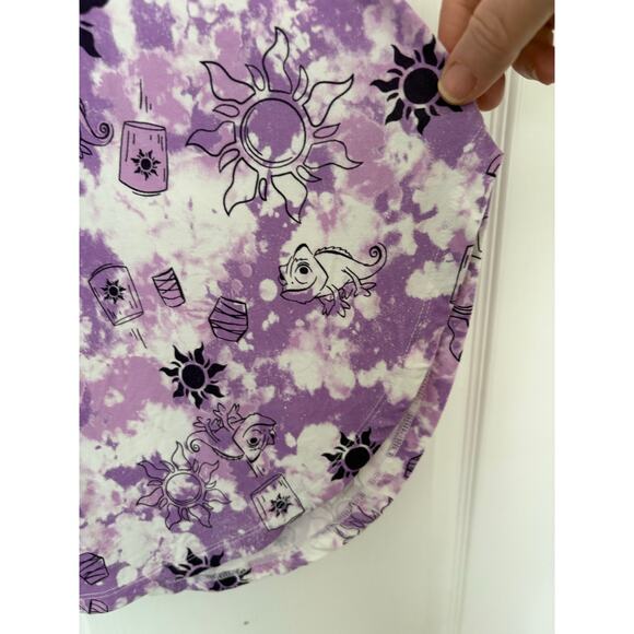 Torrid Disney Princess Collection Rapunzel Tunic Sz 1 14/16  Tulip Hem - Picture 4 of 6